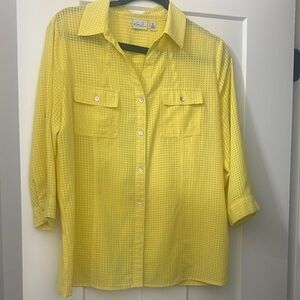 Kim Rogers Yellow Blouse